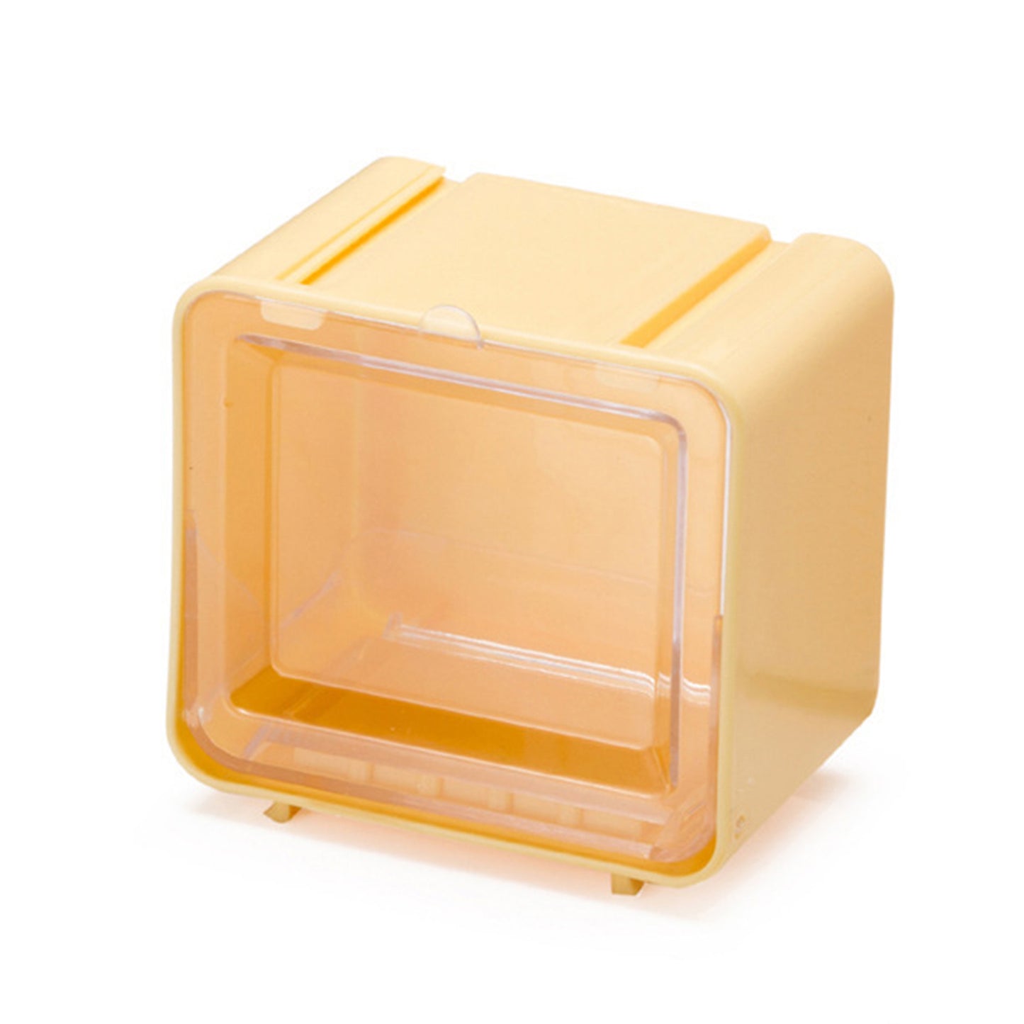 17611 Storage Box Storage Container Tape Storage Boxes Durable Convenient Plastic Transparent Lid Visible Tape Storage Box Case For Office