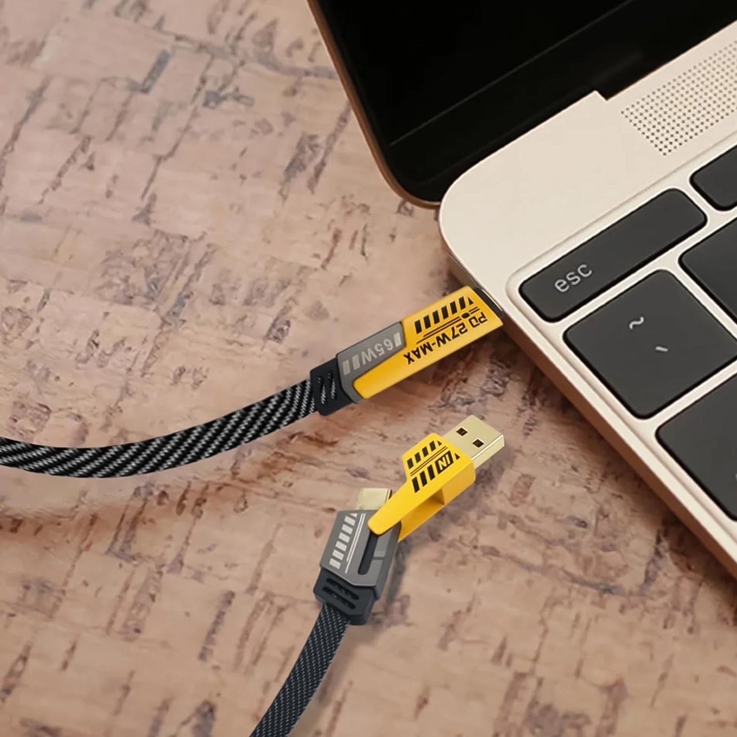 4 In 1 Charging Cable 65w Cable (1 Pc 94 Cm)