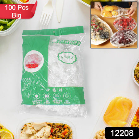 Disposable Elastic Food Storage Covers Bag (100 Pcs Set Big)