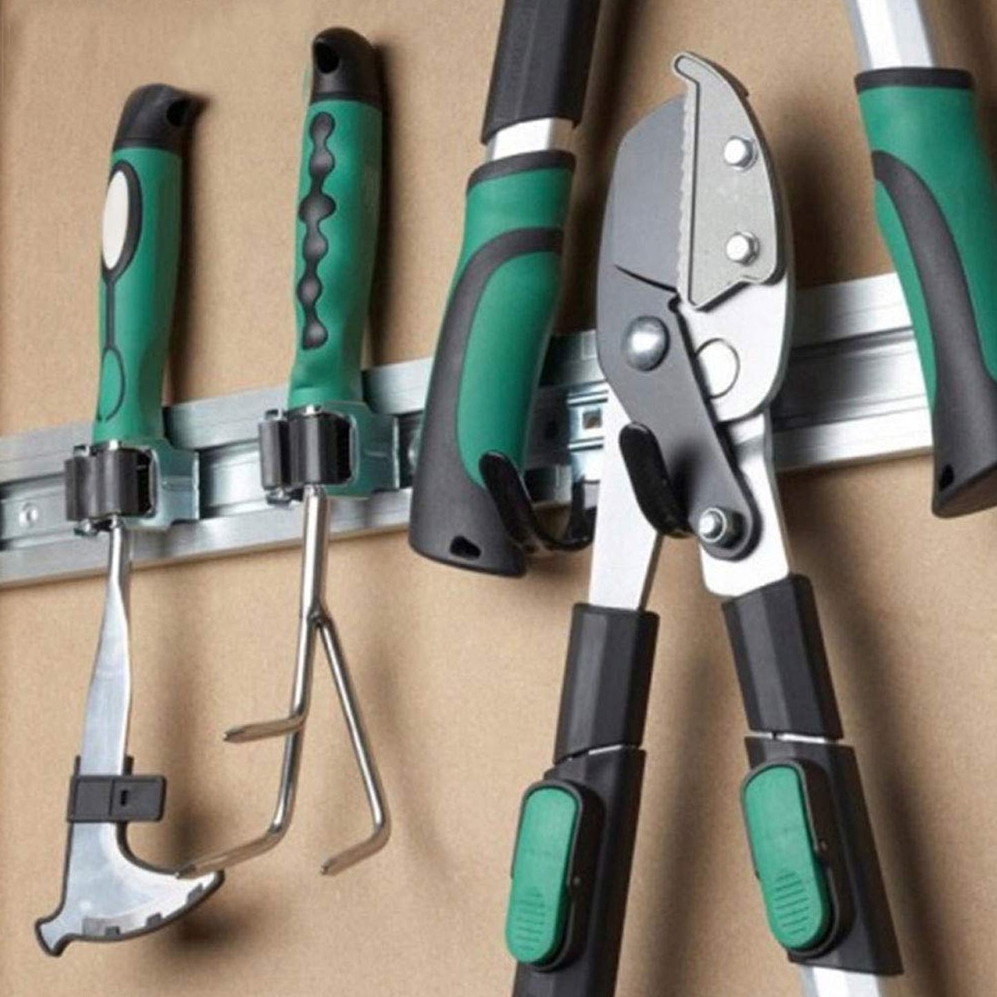 Multifunction Wall Mount Garage Holder For Mop Broom Hanger (4 Pcs Set)