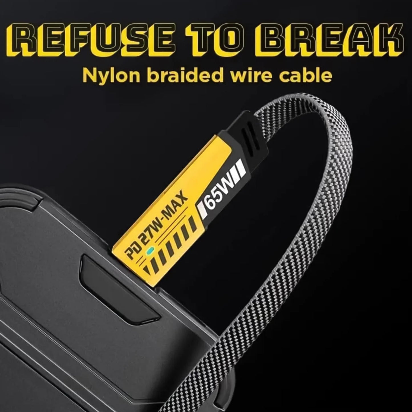 4 In 1 Charging Cable 65w Cable (1 Pc 1 Mtr.)