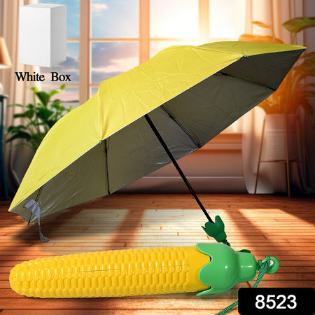 Vegetable Shaped Folding Umbrella Plastic Case Creative Fashion Folding Mini Sun Shade Rain Umbrella Unique Umbrella Sun Uv Protection Cute Design (1 Pc)
