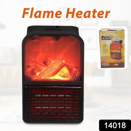 Portable Electric Fireplace Lamp Led Flame Heater (900w 1 Pc)
