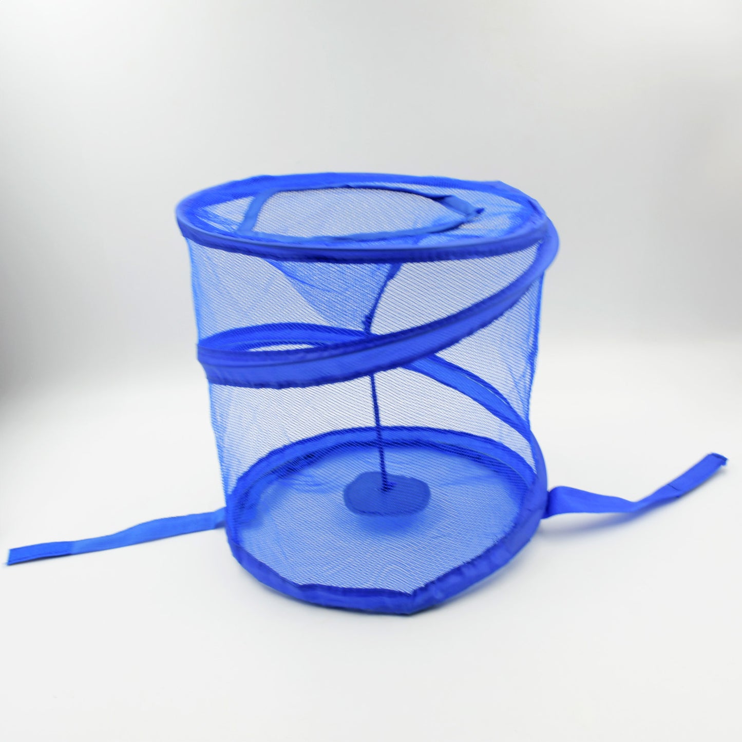 1498 Mesh Popup Laundry Hamper Foldable Portable Cylindrical Dirty Clothes Basket For Bedroom Kids Room College Dormitory And Travel