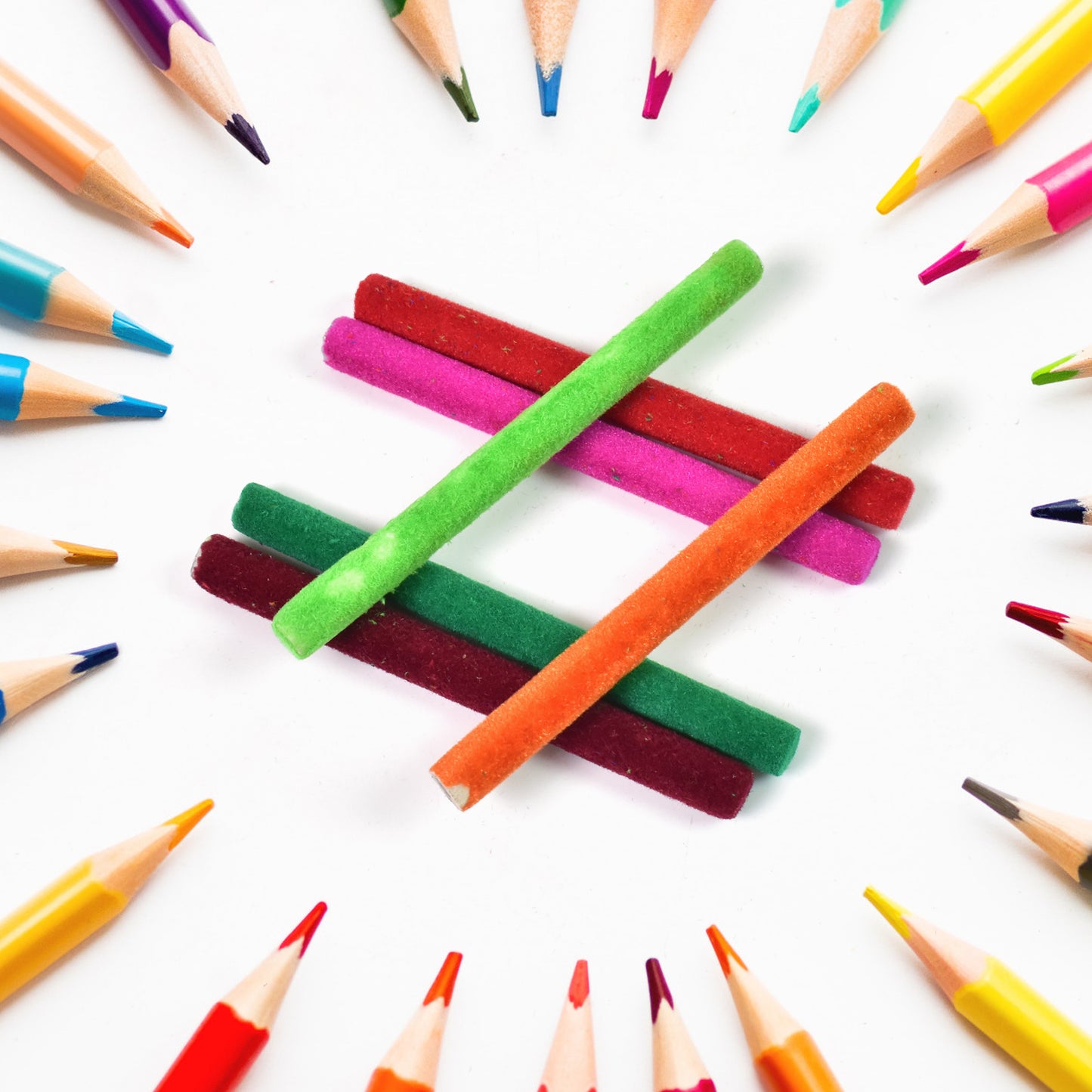 Small Velvet Pencil (1 Pc Mix Color Design)