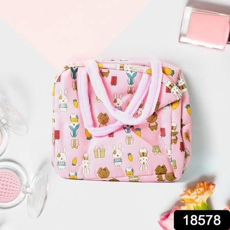 Lunch Box Bag For Women Men Insulated Lunch Bag With Zipper (1 Pc Mix Color)