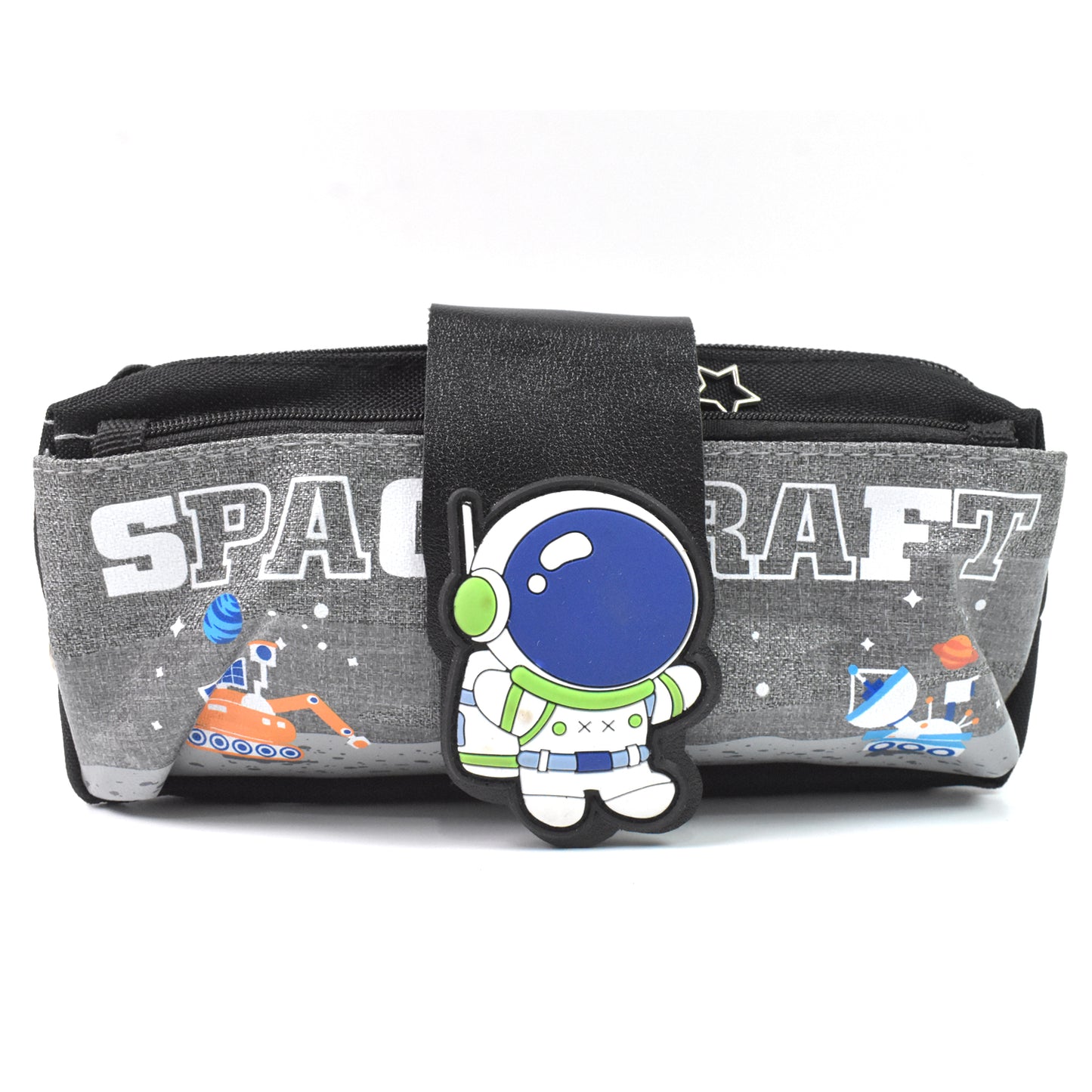 Pencil Pouch With Zipper Students Pencil Case Large Capacity Makeup Pouch Stationery Bag (1 Pc 2 Compartment)