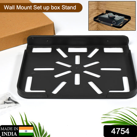 4754 Tv Setup Box Plastic Wall Mount Holder Hard Plastic Premium Quality Holder For Setup Box Dvd Player Other Device Using Stand