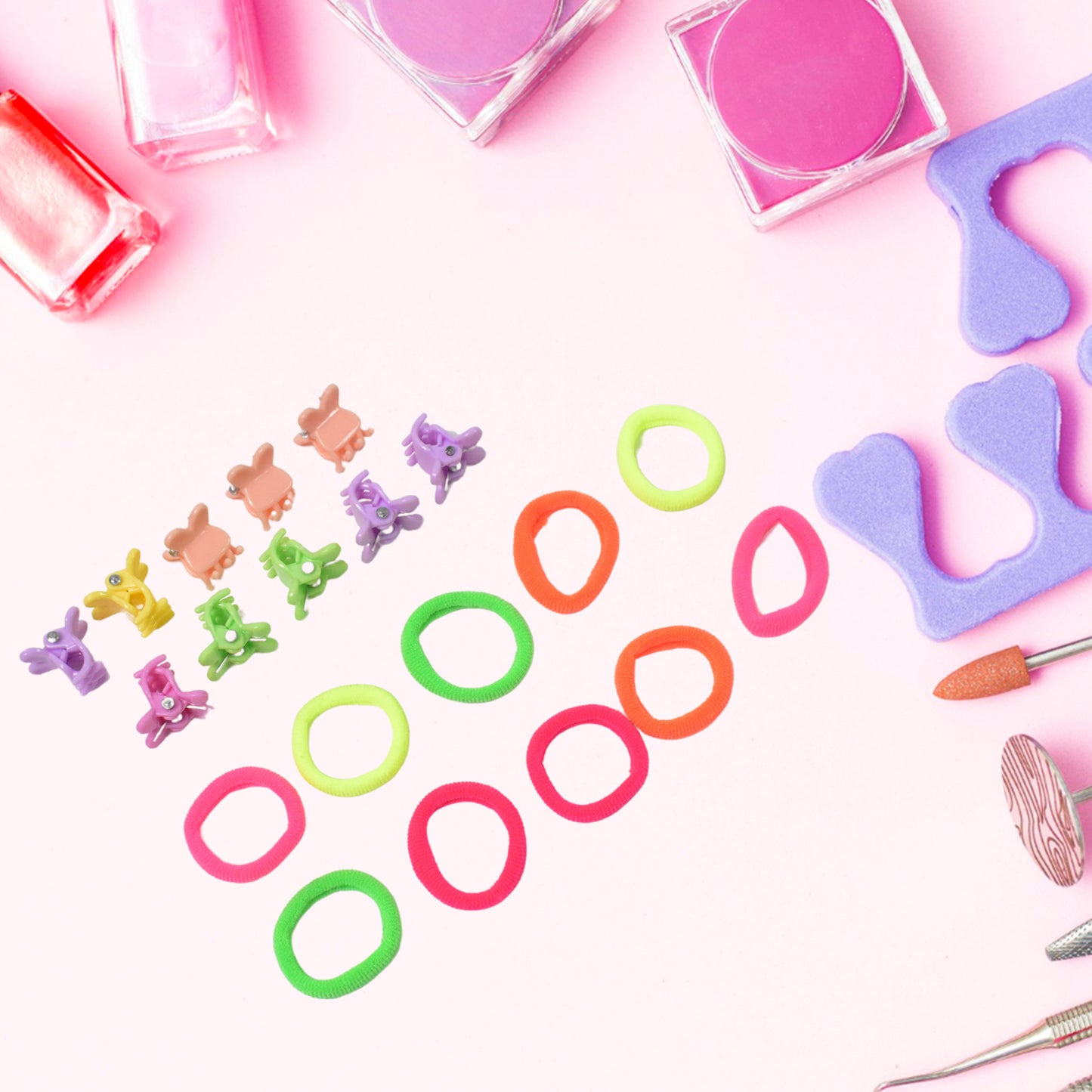 Hair Clips Hairband For Girls Kids Hair Accessories (22 Pcs Set Mix Design)
