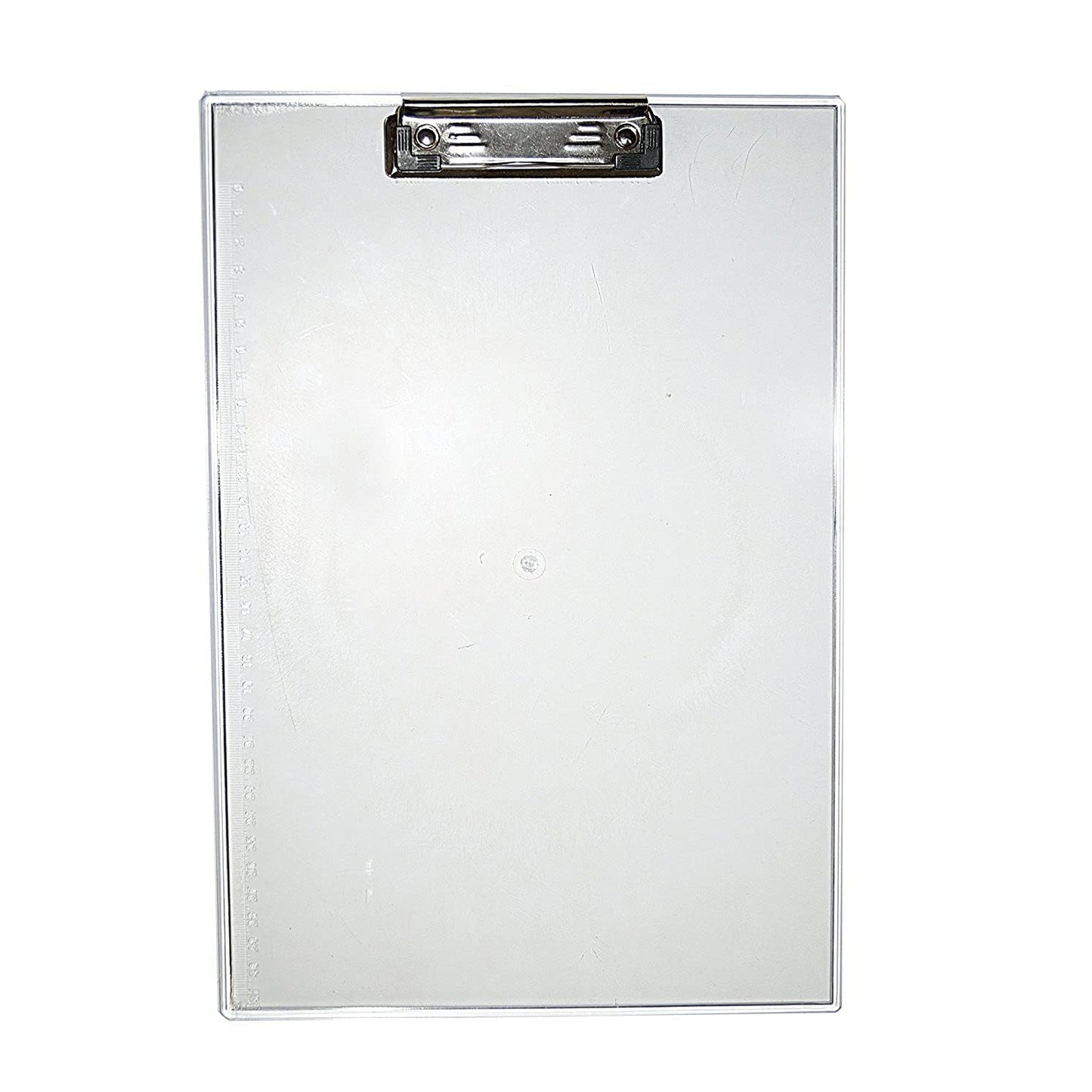 4080 Transparent Premium Exam Pad Best For Students In All Exams Unbreakable Flexible Board With A Centimeter Measuring Side Pad For School Exam Use