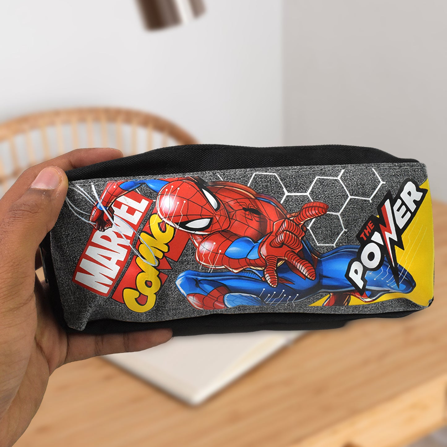 Pencil Pouch With Zipper (1 Pc 2 Compartment)