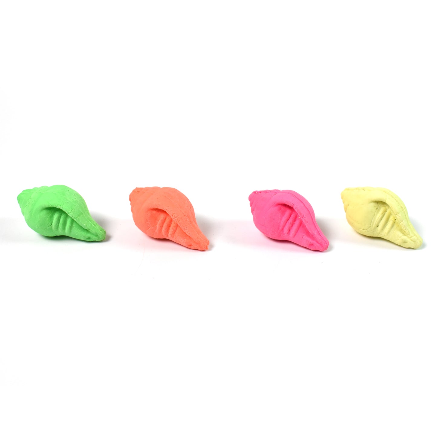 Shankh Shape Eraser Rubber (1 Pc Mix Colour Design)