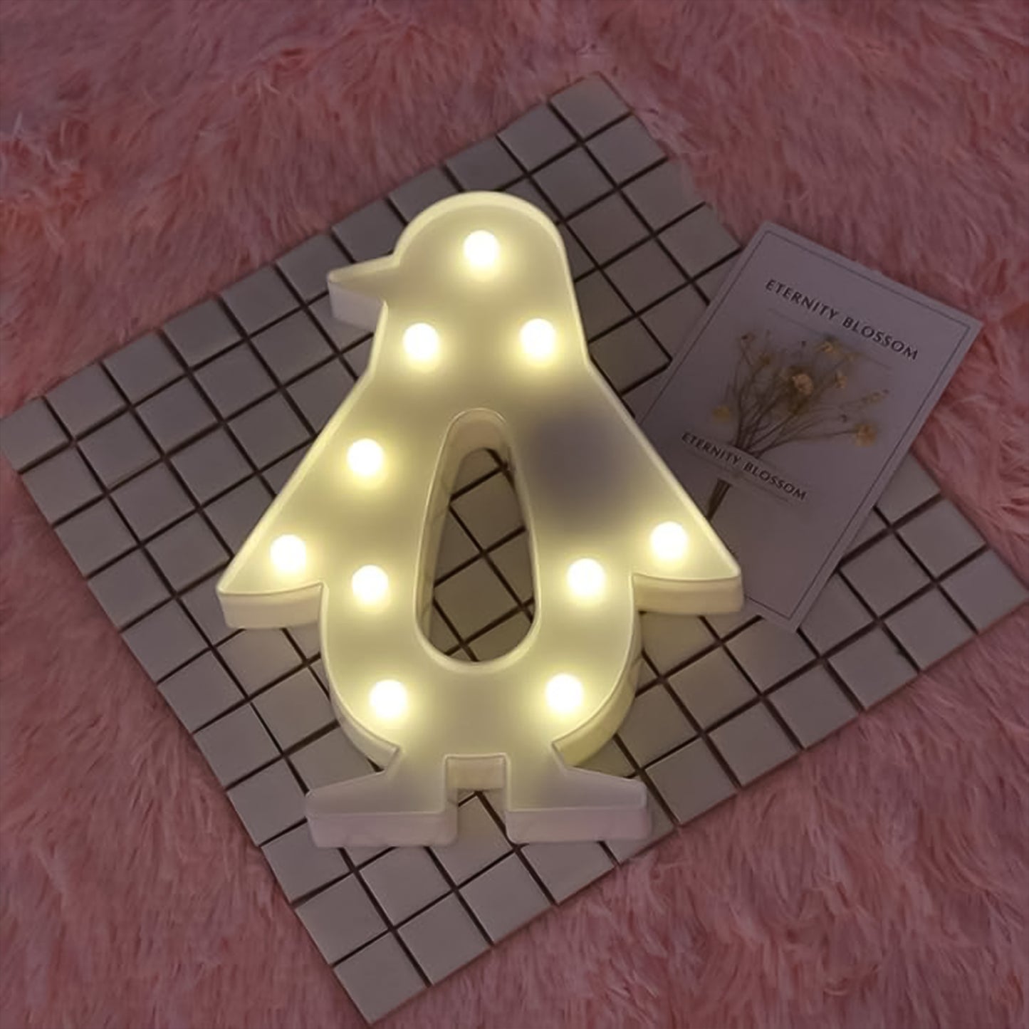 Penguin Shaped Light Led Light Kids Room (1 Pc Battery Not Included)