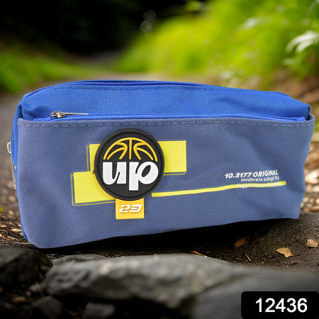 Pencil Pouch With Zipper (1 Pc 2 Compartment)
