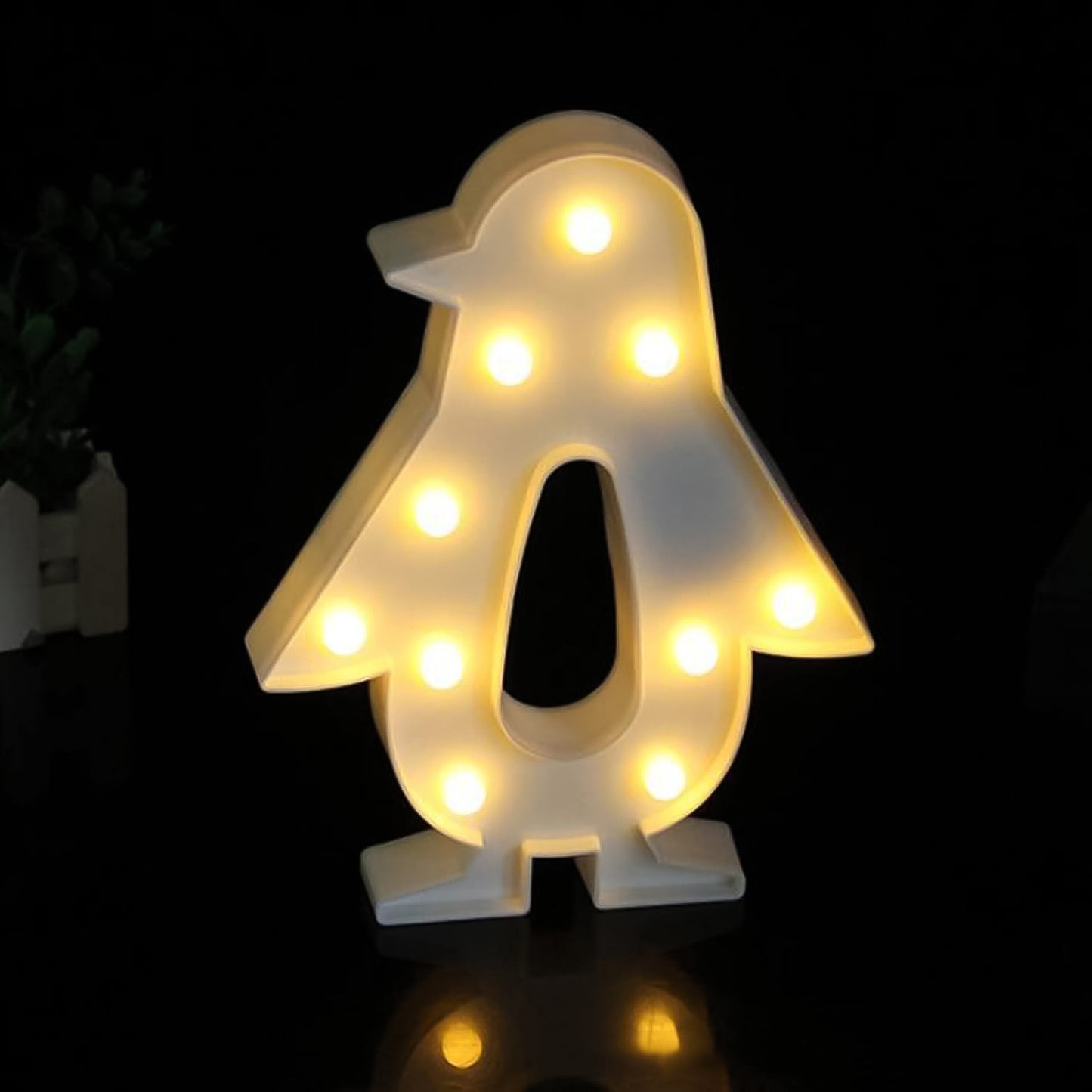Penguin Shaped Light Led Light Kids Room (1 Pc Battery Not Included)