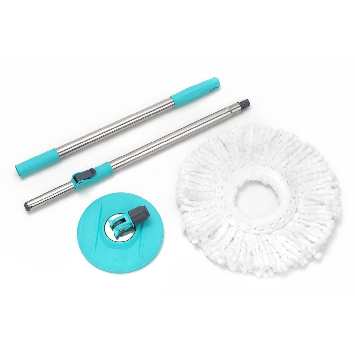 4942 Quick Spin Mop With Steel Spin Bucket Floor Cleaning Easy Wheels Big Bucket Floor Cleaning Mop With Bucket