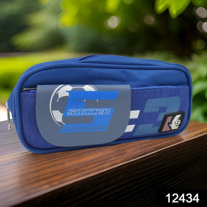 Pencil Pouch With Zipper (1 Pc  2 Compartment)
