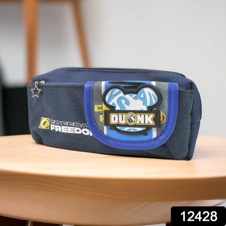 Pencil Pouch With Zipper (1 Pc  2 Compartment)