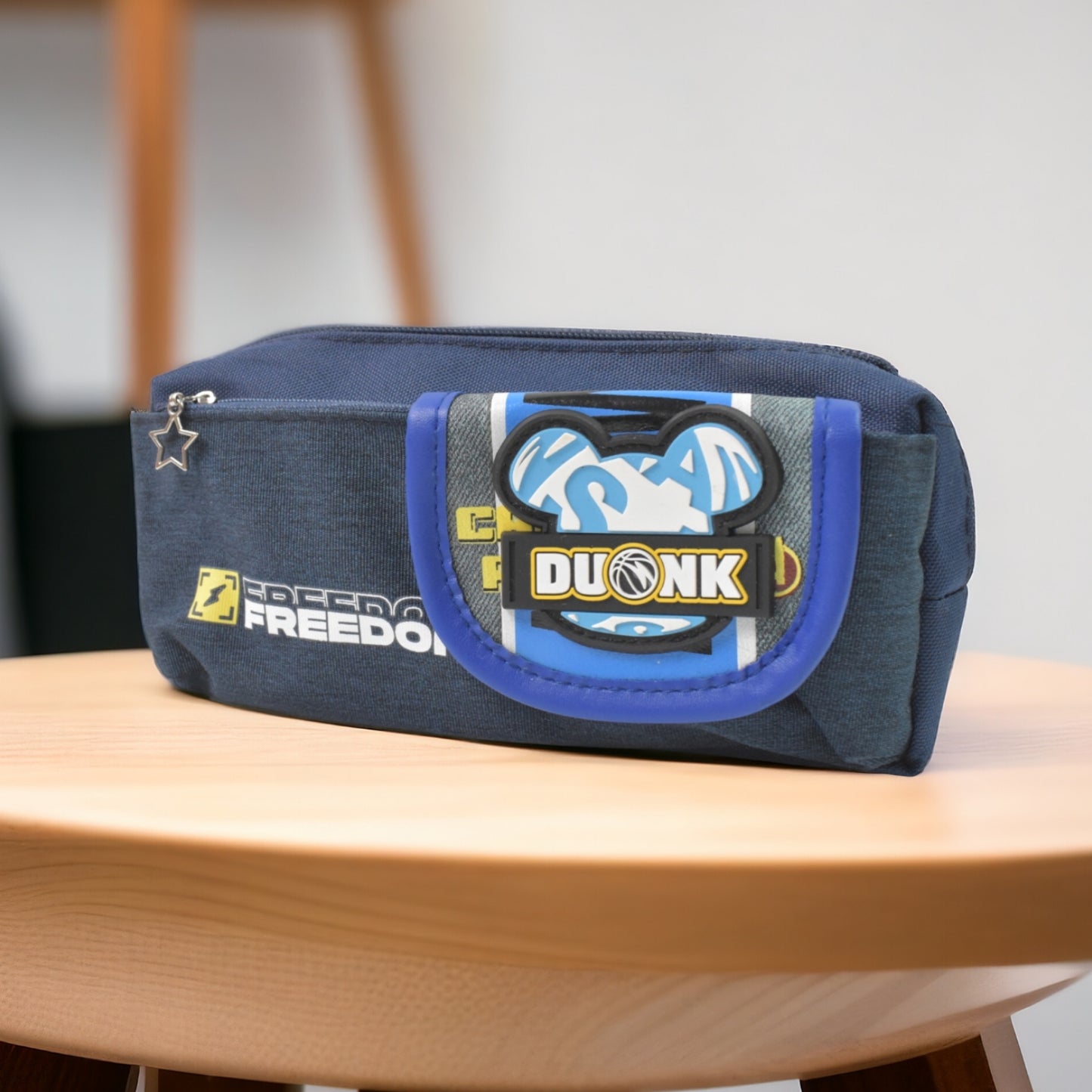 Pencil Pouch With Zipper (1 Pc  2 Compartment)