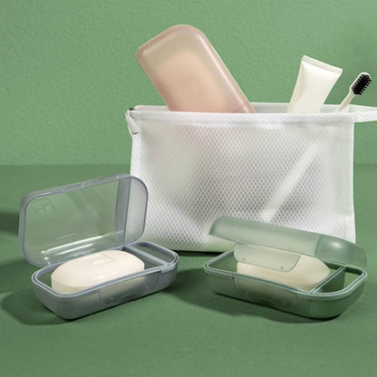 Travel Soap Container Soap Travel Case With Lid (1 Pc)