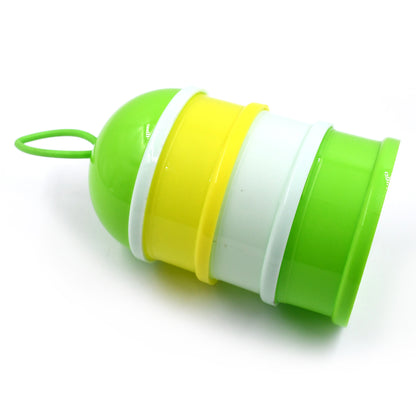 5924a  3 Layer Lunch Box Unique Design Bite Lunch Box With Liquid  Food Container Lunch Box (Green)