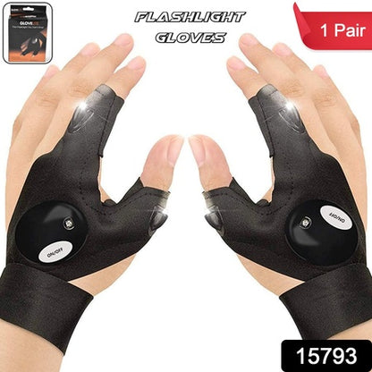Led Flashlight Gloves Gifts For Men (Hand Gloves Light  1 Pair)