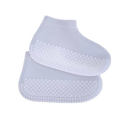 17984 Non-slip Silicone Rain Reusable Anti Skid Waterproof Fordable Boot Shoe Cover (Large Size  1 Pair  Mix Color)