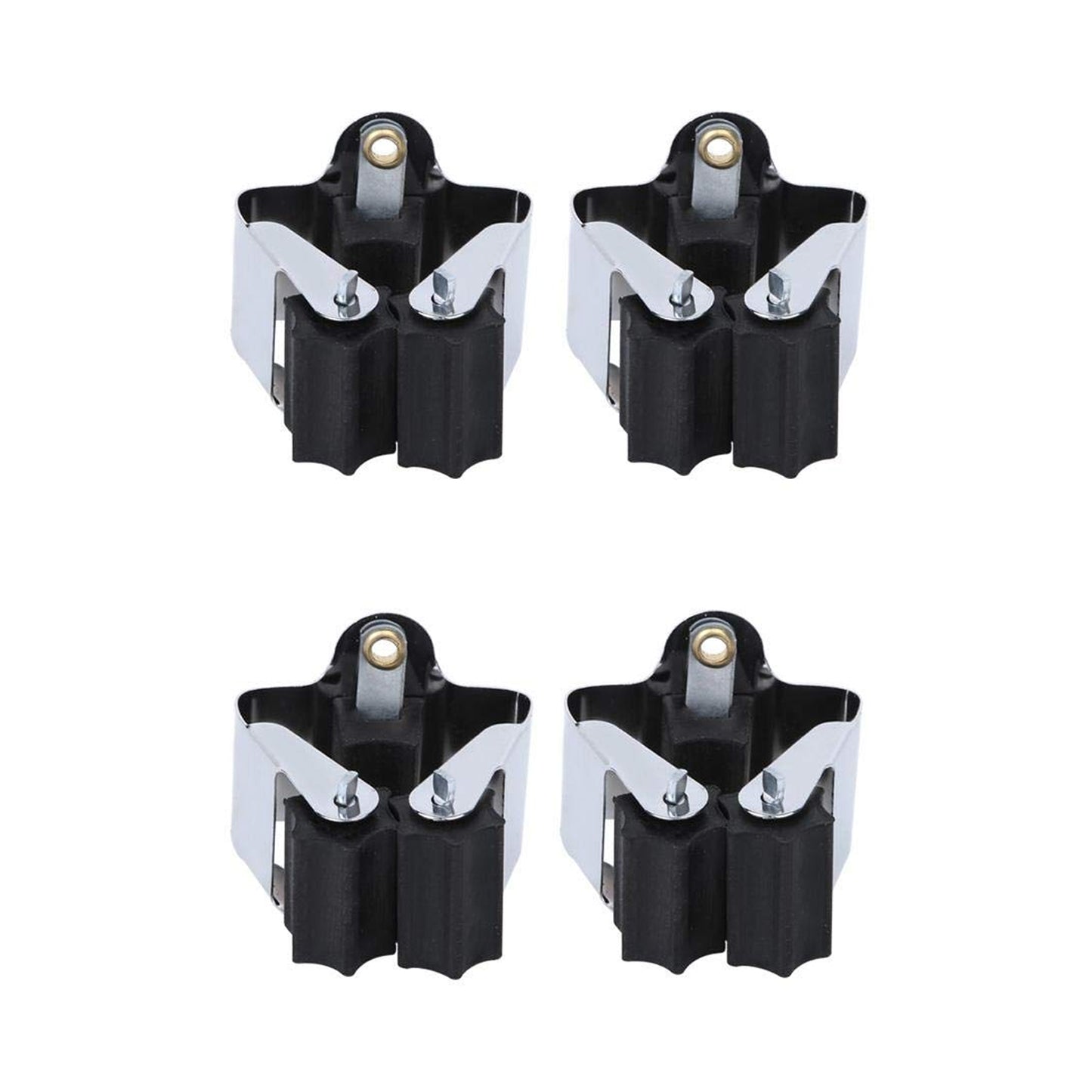 Multifunction Wall Mount Garage Holder For Mop  Broom  Hanger (4 Pcs Set)