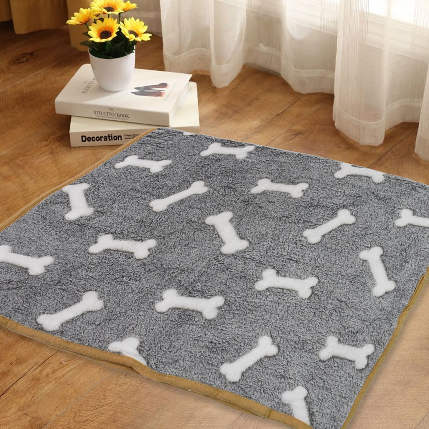 Pet Soft Cat Dog Blanket  Towel Warm Sleep Mat (7555 Cm  1 Pc  Mix Color  Design)