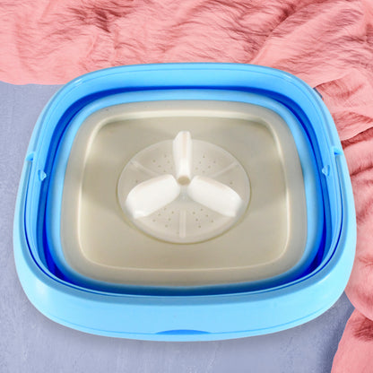 12679 Portable Washing Machine Mini Folding Washer And Dryer Combo For Underwear Socks Baby Clothes Travel Camping Rv Dorm Apartment