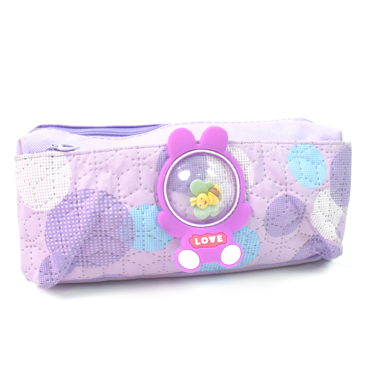 Pencil Pouch With Zipper (1 Pc  2 Compartment)