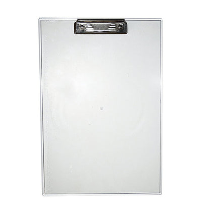 4080 Transparent Premium Exam Pad Best For Students In All Exams Unbreakable Flexible Board With A Centimeter Measuring Side Pad For School  Exam Use
