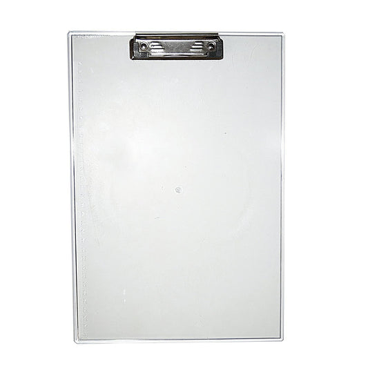 4080 Transparent Premium Exam Pad Best For Students In All Exams Unbreakable Flexible Board With A Centimeter Measuring Side Pad For School  Exam Use